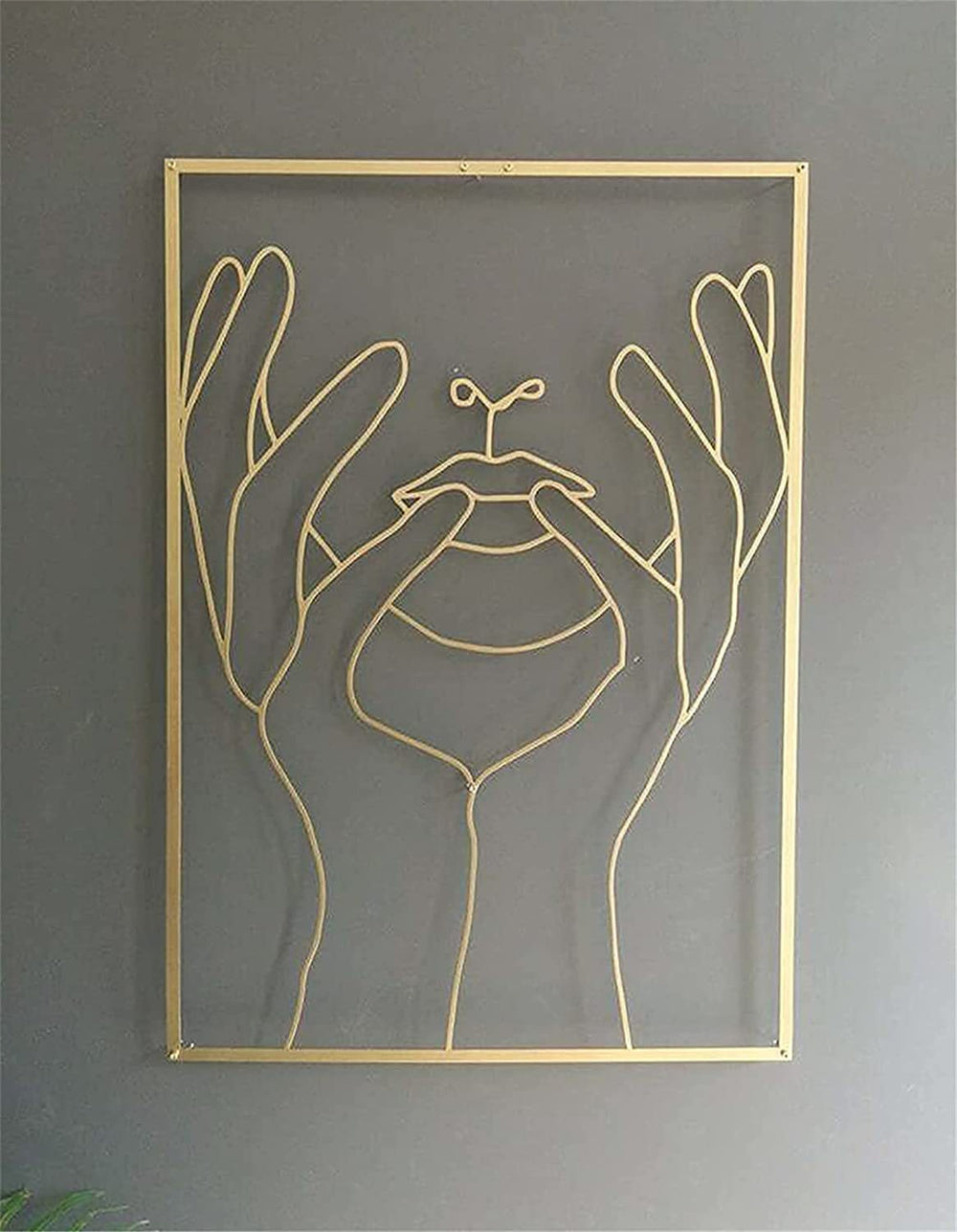 Female Line Art Acrylic Wall Decoration