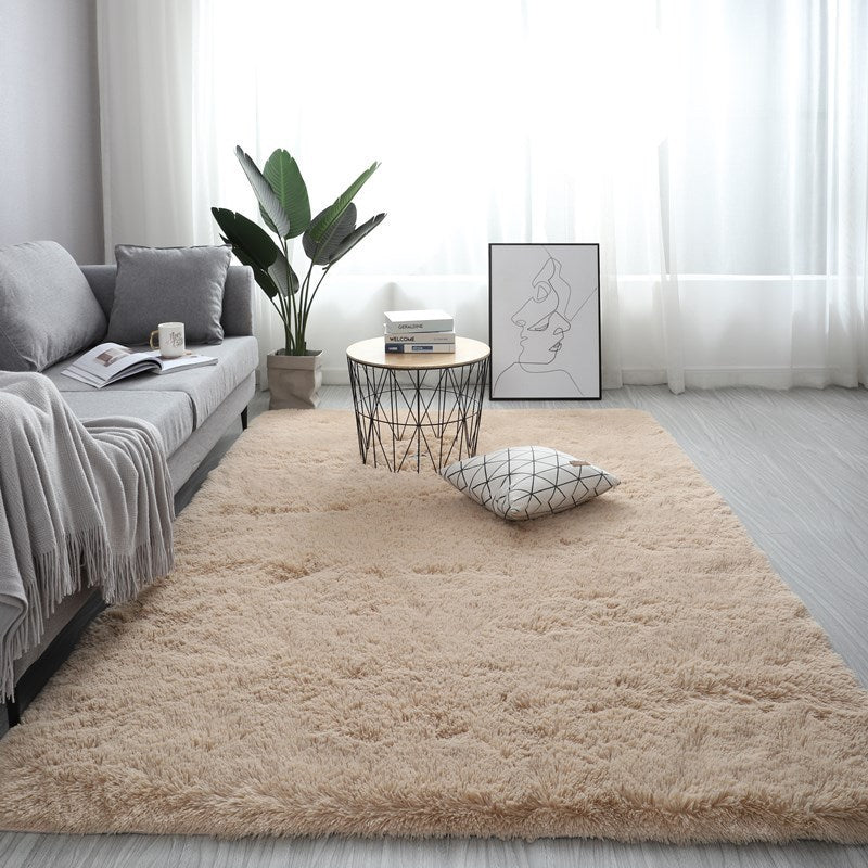 Nordic Fluffy Rectangle Large Size Plush Anti-slip Rugs