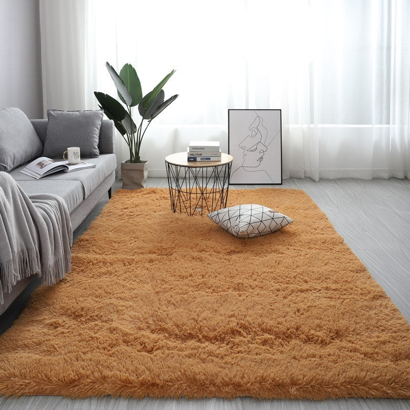 Nordic Fluffy Rectangle Large Size Plush Anti-slip Rugs