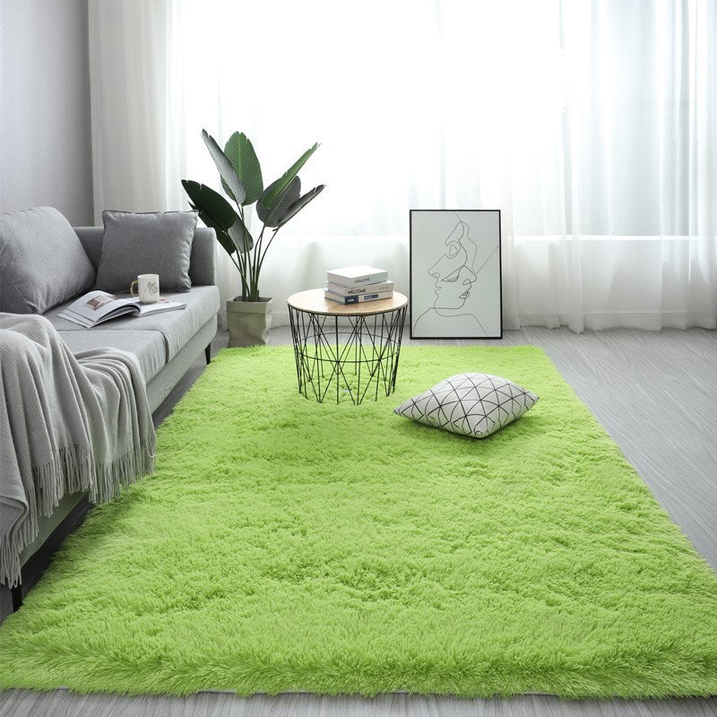 Nordic Fluffy Rectangle Large Size Plush Anti-slip Rugs