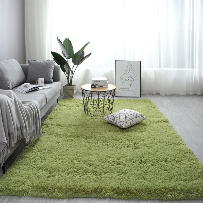 Nordic Fluffy Rectangle Large Size Plush Anti-slip Rugs