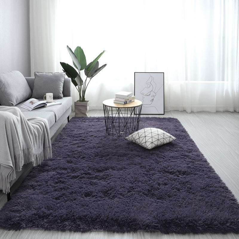 Nordic Fluffy Rectangle Large Size Plush Anti-slip Rugs