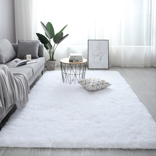 Nordic Fluffy Rectangle Large Size Plush Anti-slip Rugs