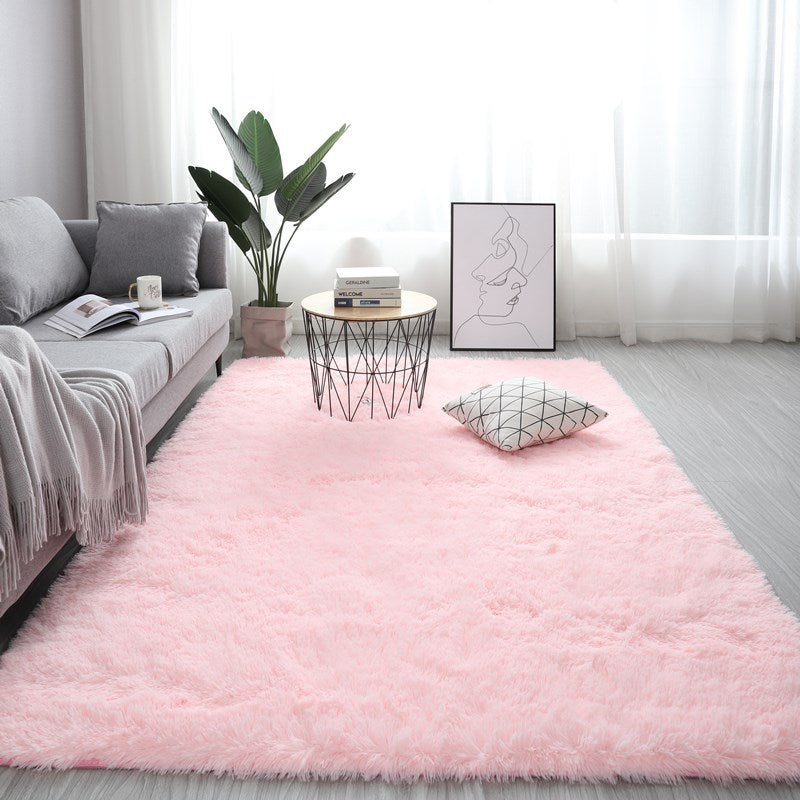 Nordic Fluffy Rectangle Large Size Plush Anti-slip Rugs