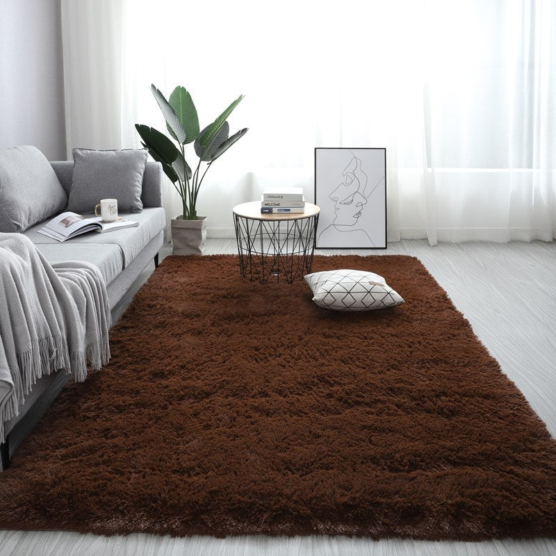 Nordic Fluffy Rectangle Large Size Plush Anti-slip Rugs