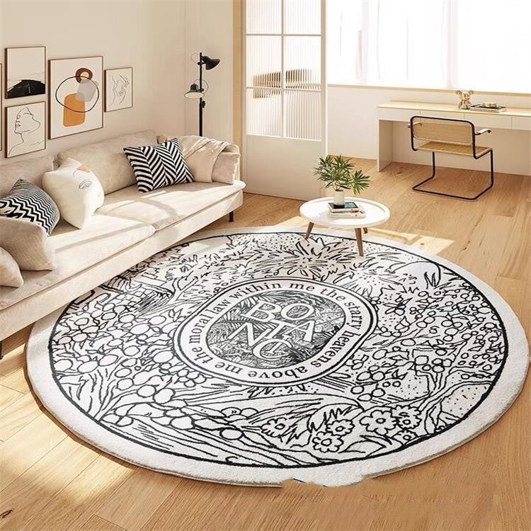 Round Carpet Large Area Rugs Floor Mat