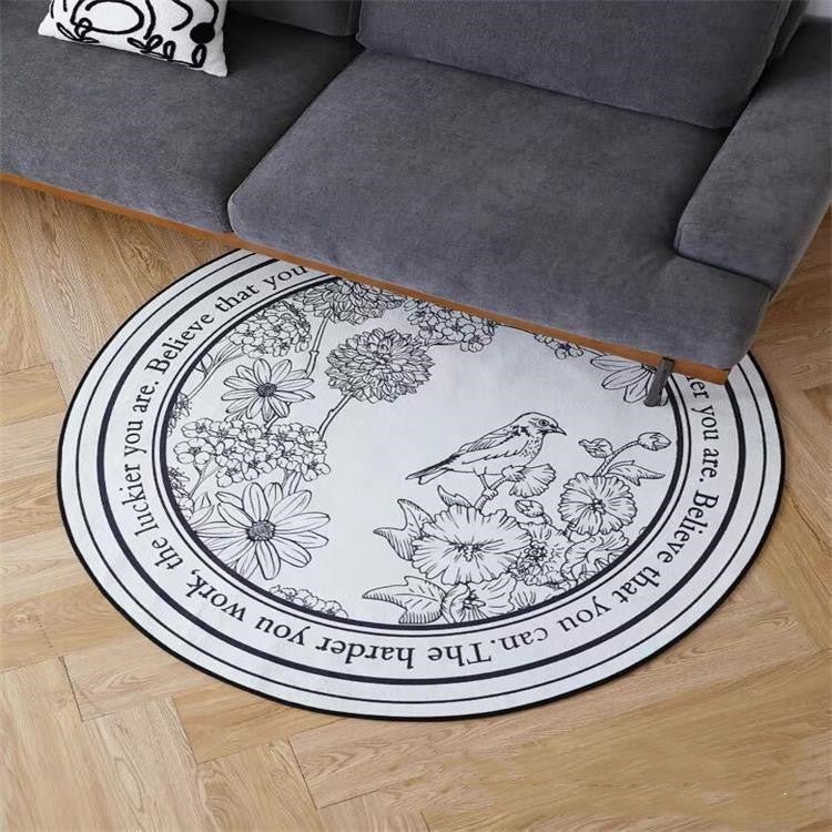 Round Carpet Large Area Rugs Floor Mat