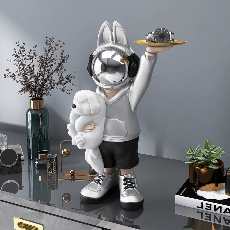 Astronaut Rabbit Living Room Decor