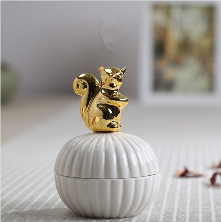 Animal figurine decor jewelry box home decor