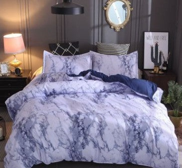 Pillowcase home textile bedding four-piece marble