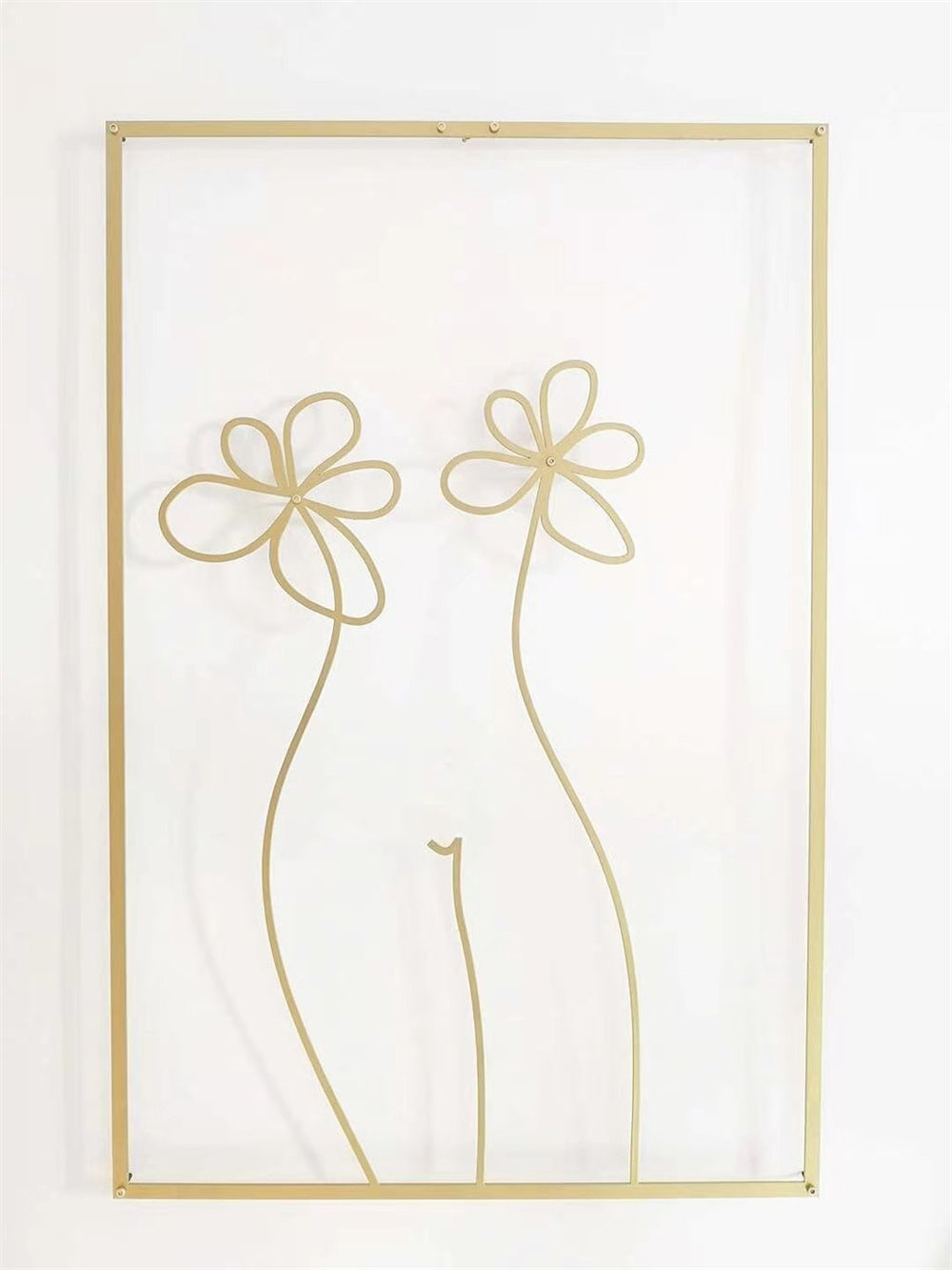 Female Line Art Acrylic Wall Decoration