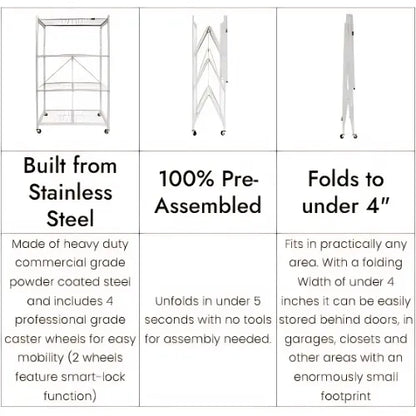 Ready to Use! 360° Rotating Storage Shelf for Efficient Organization