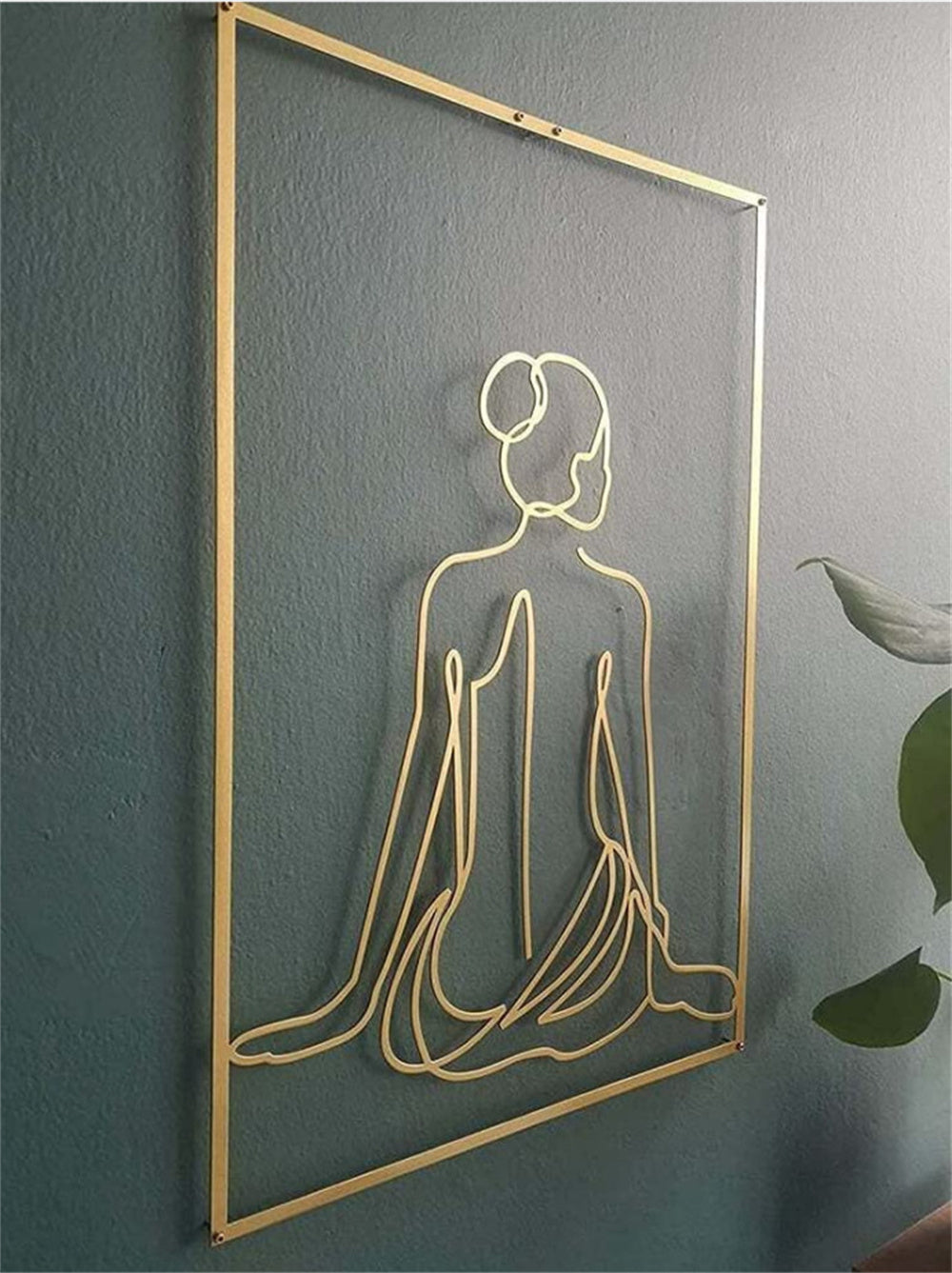 Female Line Art Acrylic Wall Decoration