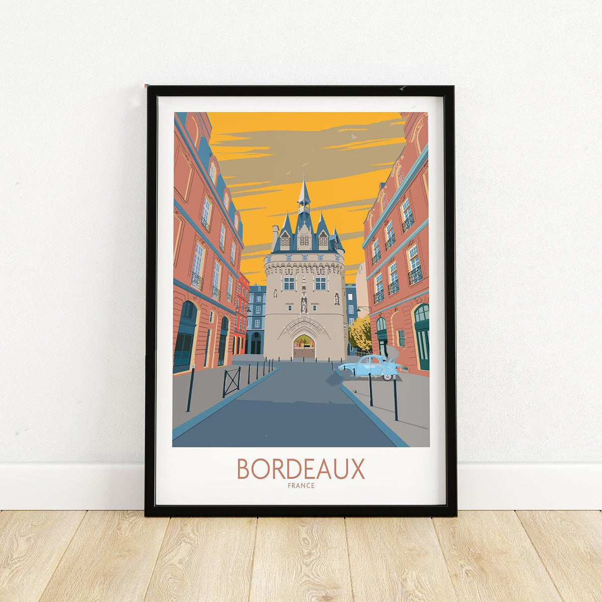 Bordeaux Tourist Poster Wall Art